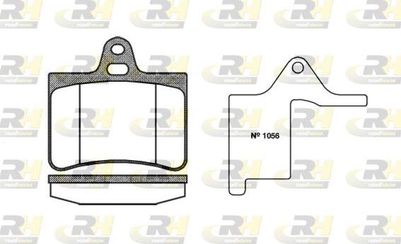 Roadhouse 2830.00 - Тормозные колодки, дисковые, комплект autospares.lv