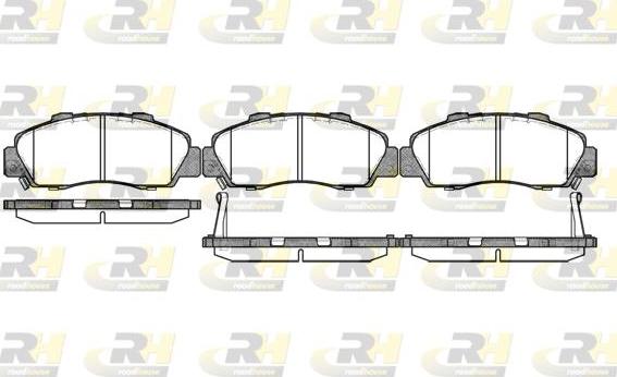 Roadhouse 2351.32 - Тормозные колодки, дисковые, комплект autospares.lv