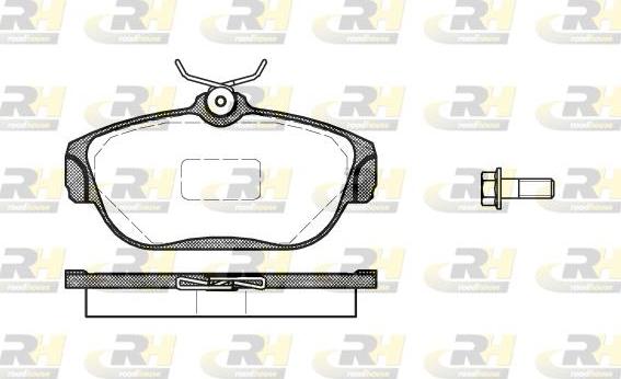 Roadhouse 2368.00 - Тормозные колодки, дисковые, комплект autospares.lv