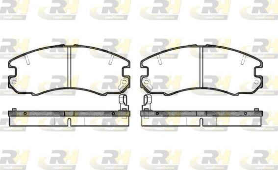 Roadhouse 2316.04 - Тормозные колодки, дисковые, комплект autospares.lv