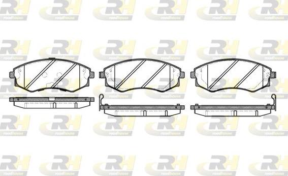 Roadhouse 2318.42 - Тормозные колодки, дисковые, комплект autospares.lv