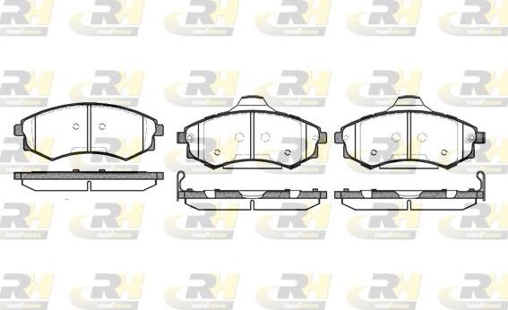 Roadhouse 2318.06 - Тормозные колодки, дисковые, комплект autospares.lv