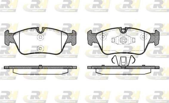 Roadhouse 2384.60 - Тормозные колодки, дисковые, комплект autospares.lv