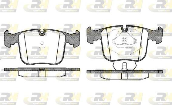 Roadhouse 2380.00 - Тормозные колодки, дисковые, комплект autospares.lv