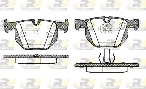 Roadhouse 2381.40 - Тормозные колодки, дисковые, комплект autospares.lv