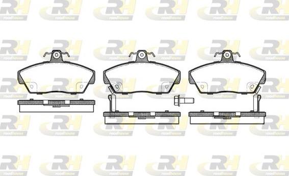 Roadhouse 2330.02 - Тормозные колодки, дисковые, комплект autospares.lv