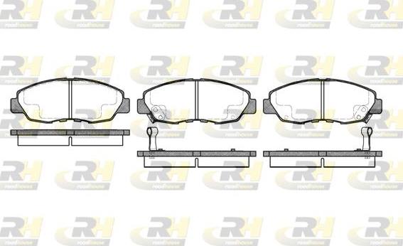 Roadhouse 2324.02 - Тормозные колодки, дисковые, комплект autospares.lv