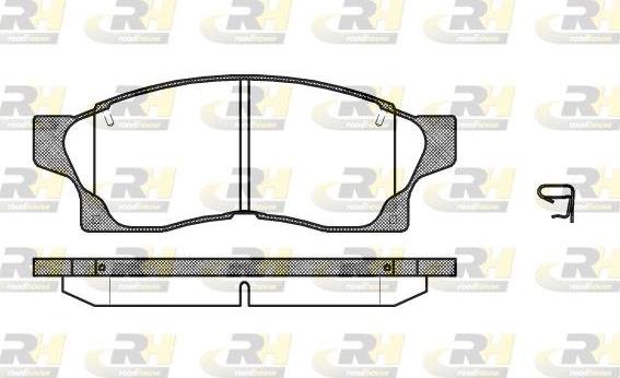 Roadhouse 2377.00 - Тормозные колодки, дисковые, комплект autospares.lv