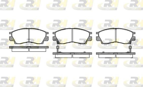 Roadhouse 2290.02 - Тормозные колодки, дисковые, комплект autospares.lv