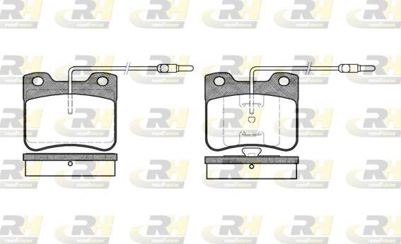 Roadhouse 2247.04 - Тормозные колодки, дисковые, комплект autospares.lv