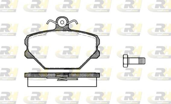 Roadhouse 2264.00 - Тормозные колодки, дисковые, комплект autospares.lv