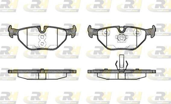 Roadhouse 2265.40 - Тормозные колодки, дисковые, комплект autospares.lv