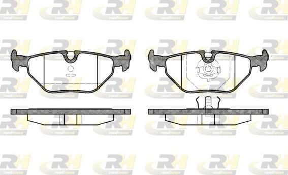 Roadhouse 2265.00 - Тормозные колодки, дисковые, комплект autospares.lv