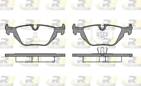 Roadhouse 2265.30 - Тормозные колодки, дисковые, комплект autospares.lv