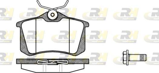 Febi Bilstein 16284 - Тормозные колодки, дисковые, комплект autospares.lv