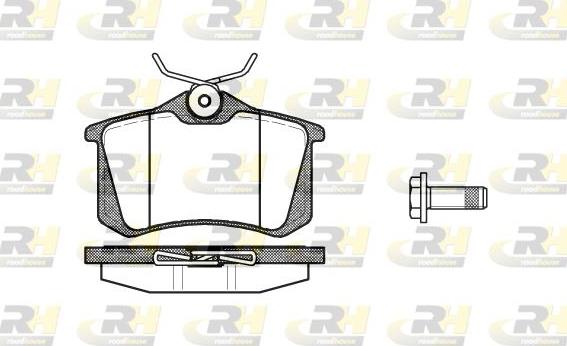 Roadhouse 2263.05 - Тормозные колодки, дисковые, комплект autospares.lv