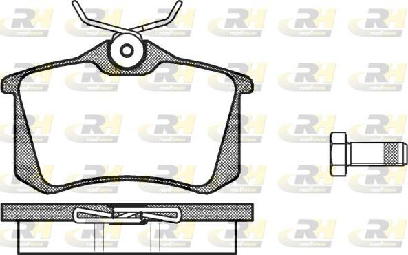 Roadhouse 2263.00 - Тормозные колодки, дисковые, комплект autospares.lv