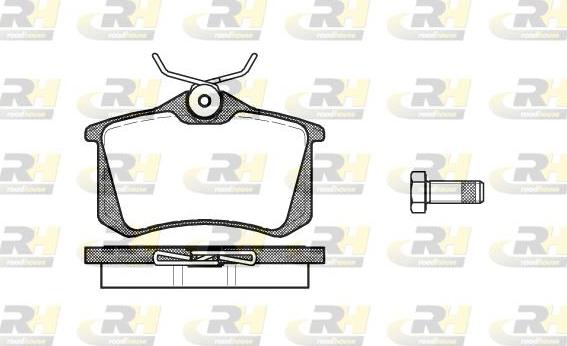 Roadhouse 2263.10 - Тормозные колодки, дисковые, комплект autospares.lv