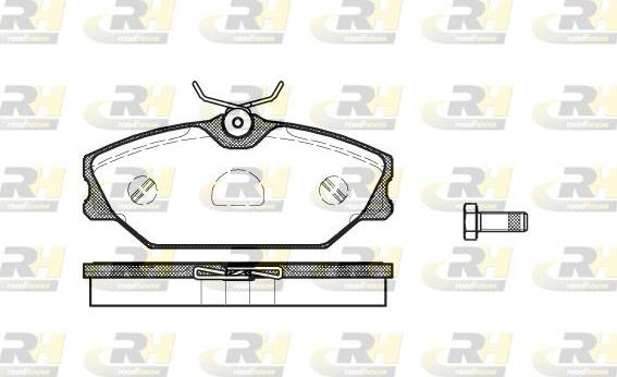 Roadhouse 2208.00 - Тормозные колодки, дисковые, комплект autospares.lv