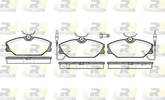 Roadhouse 2208.02 - Тормозные колодки, дисковые, комплект autospares.lv