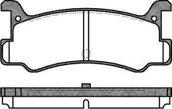 Alpha Brakes HKT-MZ-003 - Тормозные колодки, дисковые, комплект autospares.lv