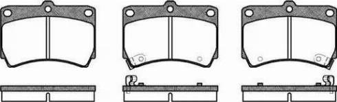 Alpha Brakes HKP-MZ-036 - Тормозные колодки, дисковые, комплект autospares.lv