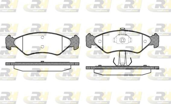 Roadhouse 2285.30 - Тормозные колодки, дисковые, комплект autospares.lv