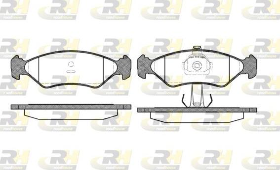 Roadhouse 2285.20 - Тормозные колодки, дисковые, комплект autospares.lv