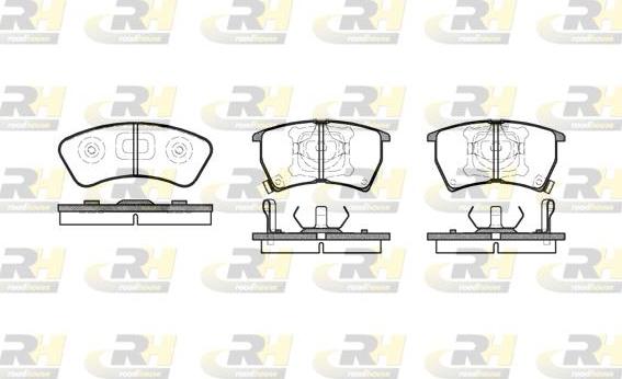 Roadhouse 2234.02 - Тормозные колодки, дисковые, комплект autospares.lv