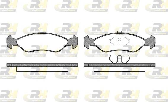 Roadhouse 2230.00 - Тормозные колодки, дисковые, комплект autospares.lv