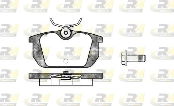 Roadhouse 2231.00 - Тормозные колодки, дисковые, комплект autospares.lv