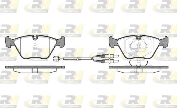 Roadhouse 2270.22 - Тормозные колодки, дисковые, комплект autospares.lv