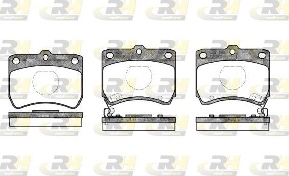 Roadhouse 2271.02 - Тормозные колодки, дисковые, комплект autospares.lv