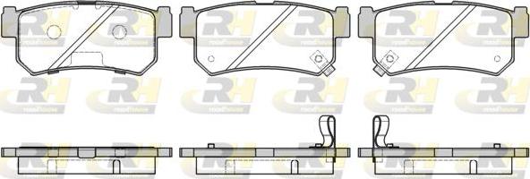 Roadhouse 2746.42 - Тормозные колодки, дисковые, комплект autospares.lv