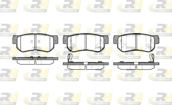 Roadhouse 2746.02 - Тормозные колодки, дисковые, комплект autospares.lv