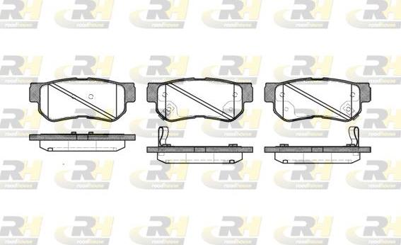 Roadhouse 2746.32 - Тормозные колодки, дисковые, комплект autospares.lv