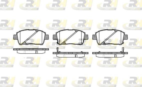 Roadhouse 2740.02 - Тормозные колодки, дисковые, комплект autospares.lv