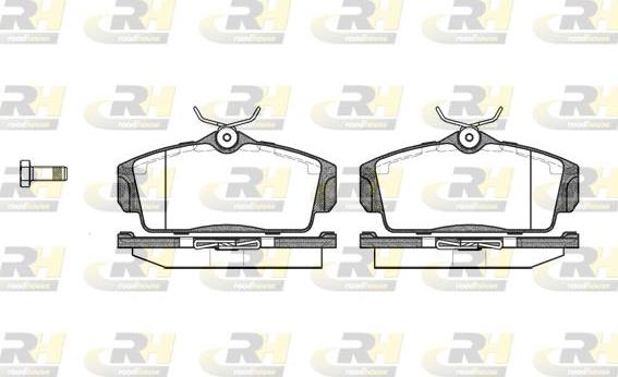 Roadhouse 2704.00 - Тормозные колодки, дисковые, комплект autospares.lv