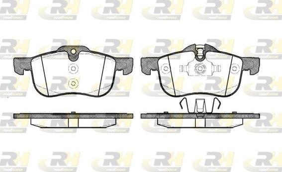 Roadhouse 2719.00 - Тормозные колодки, дисковые, комплект autospares.lv