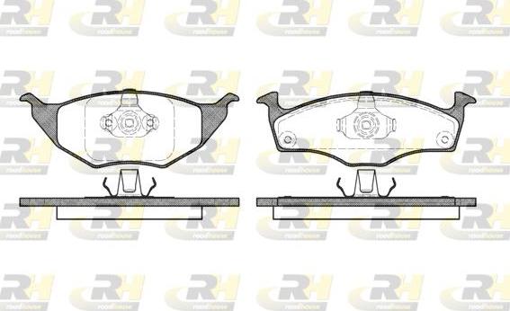 Roadhouse 2718.00 - Тормозные колодки, дисковые, комплект autospares.lv