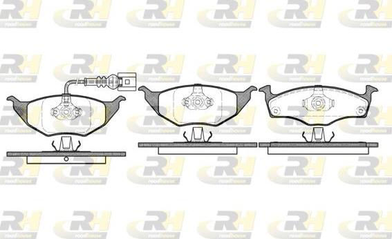 Roadhouse 2718.11 - Тормозные колодки, дисковые, комплект autospares.lv