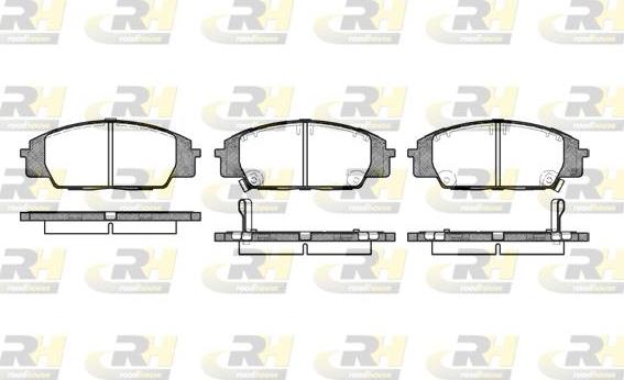 Roadhouse 2735.02 - Тормозные колодки, дисковые, комплект autospares.lv