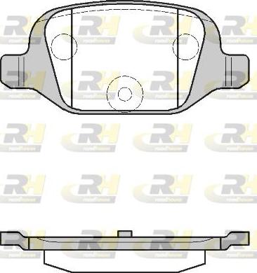 Roadhouse 2727.00 - Тормозные колодки, дисковые, комплект autospares.lv