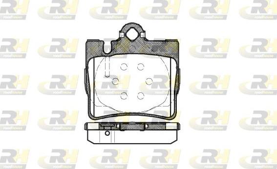 Roadhouse 2770.00 - Тормозные колодки, дисковые, комплект autospares.lv