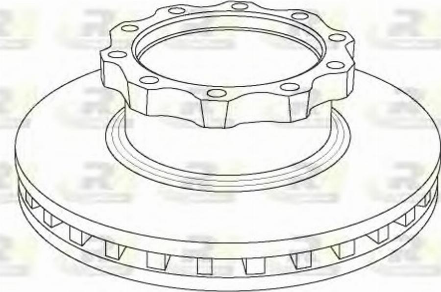 Roadhouse DSX1042.20 - Тормозной диск autospares.lv