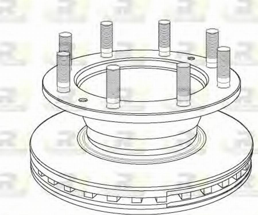 Roadhouse DSX1167.20 - Тормозной диск autospares.lv