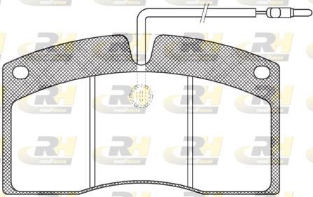 Roadhouse JSX 2505.40 - Тормозные колодки, дисковые, комплект autospares.lv