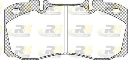 Roadhouse JSX 2640.00 - Тормозные колодки, дисковые, комплект autospares.lv