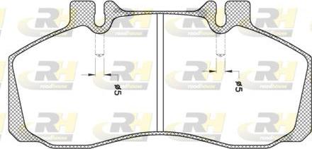 Roadhouse JSX 2245.20 - Тормозные колодки, дисковые, комплект autospares.lv