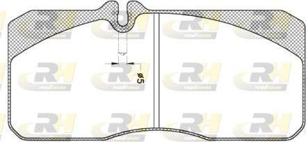 Roadhouse JSX 2278.20 - Тормозные колодки, дисковые, комплект autospares.lv